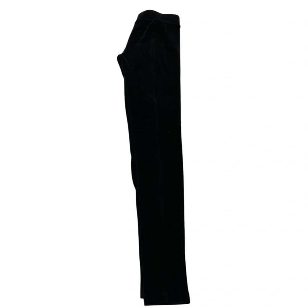 Ralph Lauren Black Velvet Leggings Pull On Slim Fit Pants Size S NWT - Picture 5 of 14